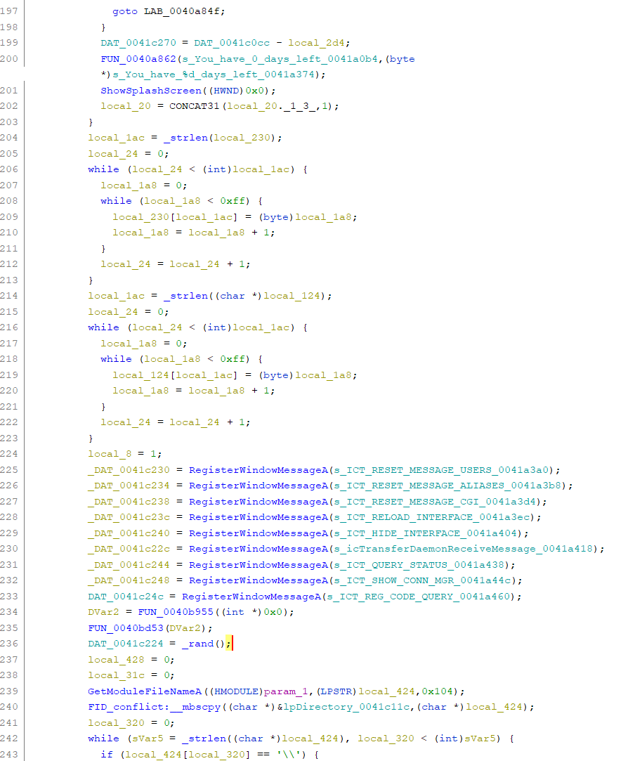 Our UI code